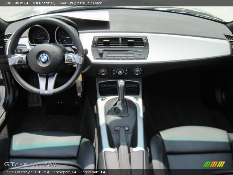 Silver Grey Metallic / Black 2006 BMW Z4 3.0si Roadster
