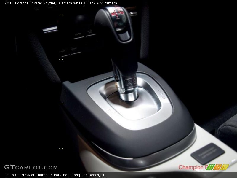 Carrara White / Black w/Alcantara 2011 Porsche Boxster Spyder