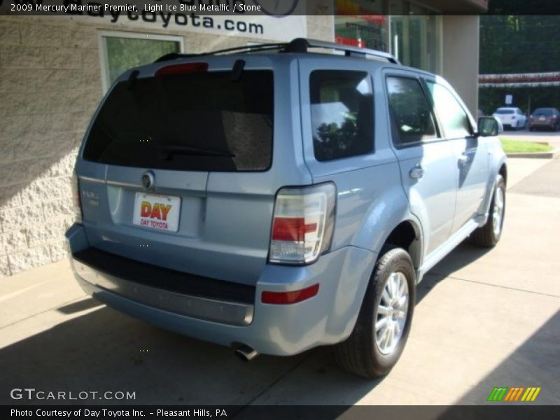 Light Ice Blue Metallic / Stone 2009 Mercury Mariner Premier