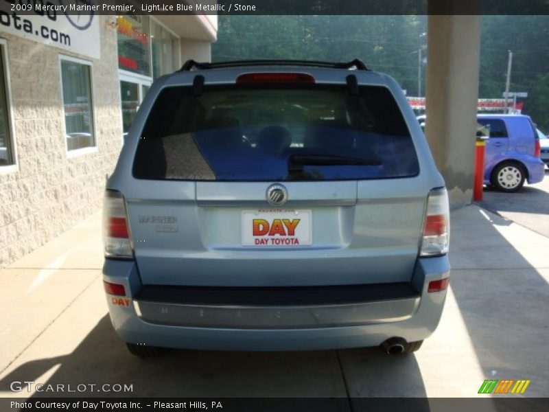 Light Ice Blue Metallic / Stone 2009 Mercury Mariner Premier