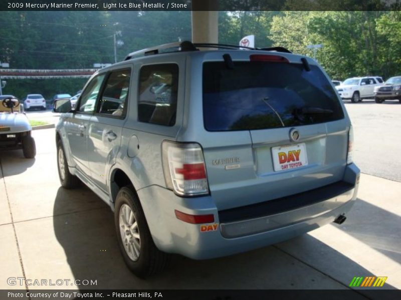 Light Ice Blue Metallic / Stone 2009 Mercury Mariner Premier