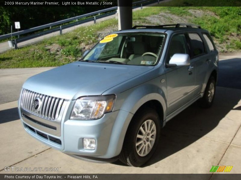 Light Ice Blue Metallic / Stone 2009 Mercury Mariner Premier