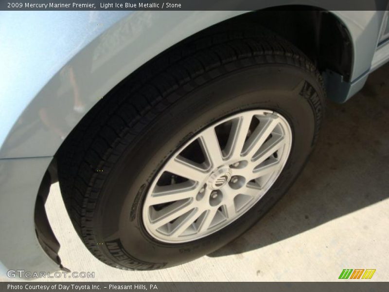 Light Ice Blue Metallic / Stone 2009 Mercury Mariner Premier