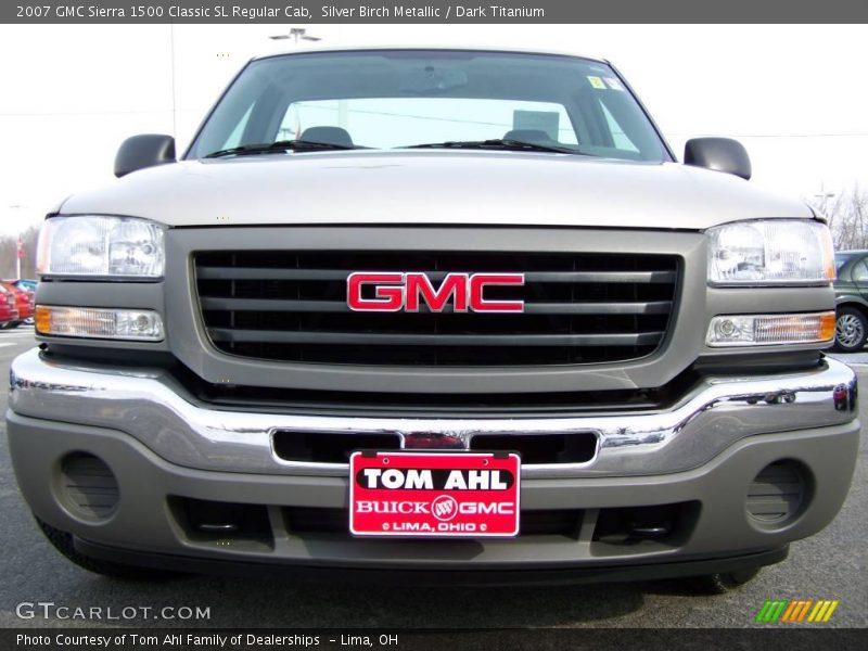 Silver Birch Metallic / Dark Titanium 2007 GMC Sierra 1500 Classic SL Regular Cab