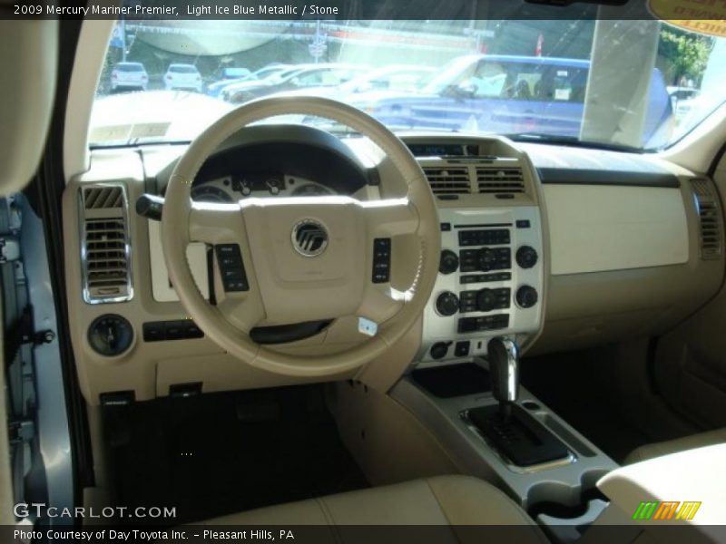 Light Ice Blue Metallic / Stone 2009 Mercury Mariner Premier