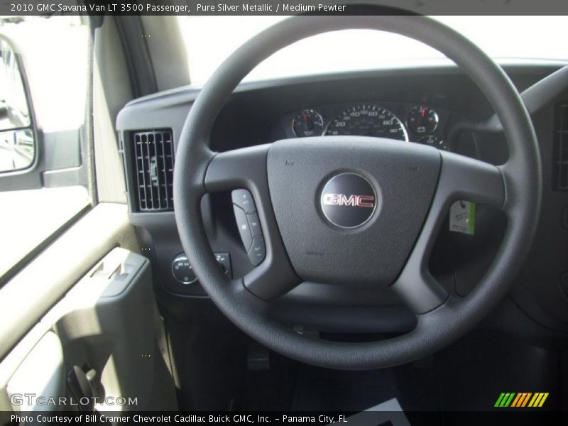 Pure Silver Metallic / Medium Pewter 2010 GMC Savana Van LT 3500 Passenger