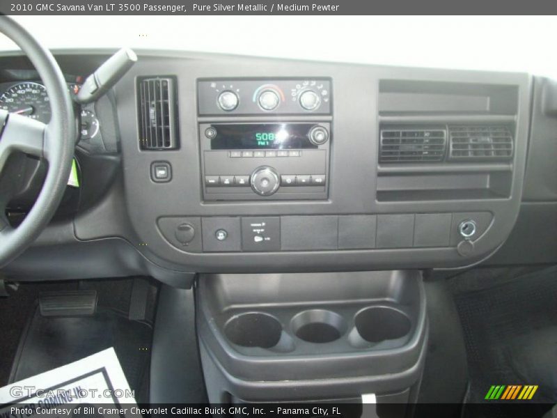 Pure Silver Metallic / Medium Pewter 2010 GMC Savana Van LT 3500 Passenger