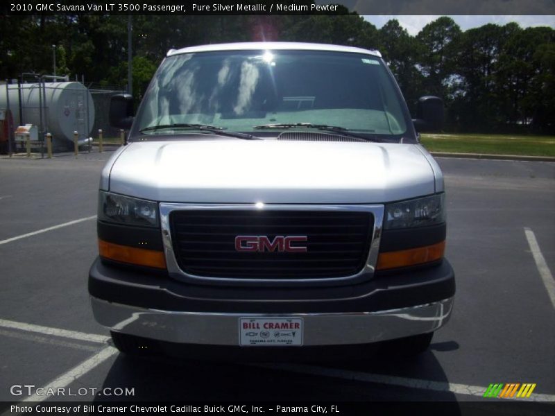Pure Silver Metallic / Medium Pewter 2010 GMC Savana Van LT 3500 Passenger
