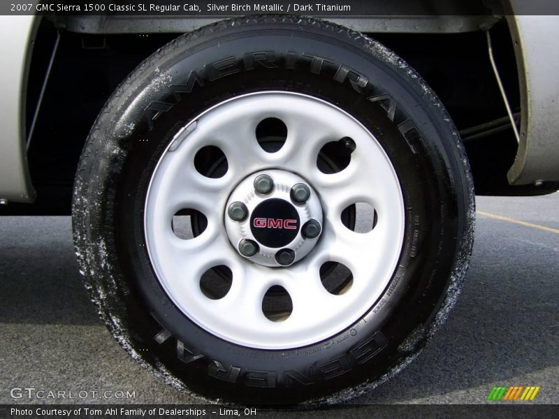 Silver Birch Metallic / Dark Titanium 2007 GMC Sierra 1500 Classic SL Regular Cab