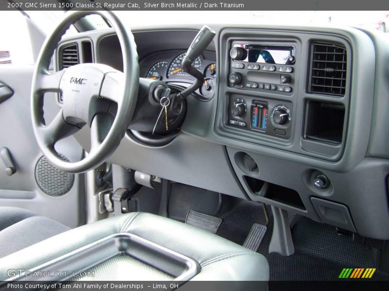 Silver Birch Metallic / Dark Titanium 2007 GMC Sierra 1500 Classic SL Regular Cab