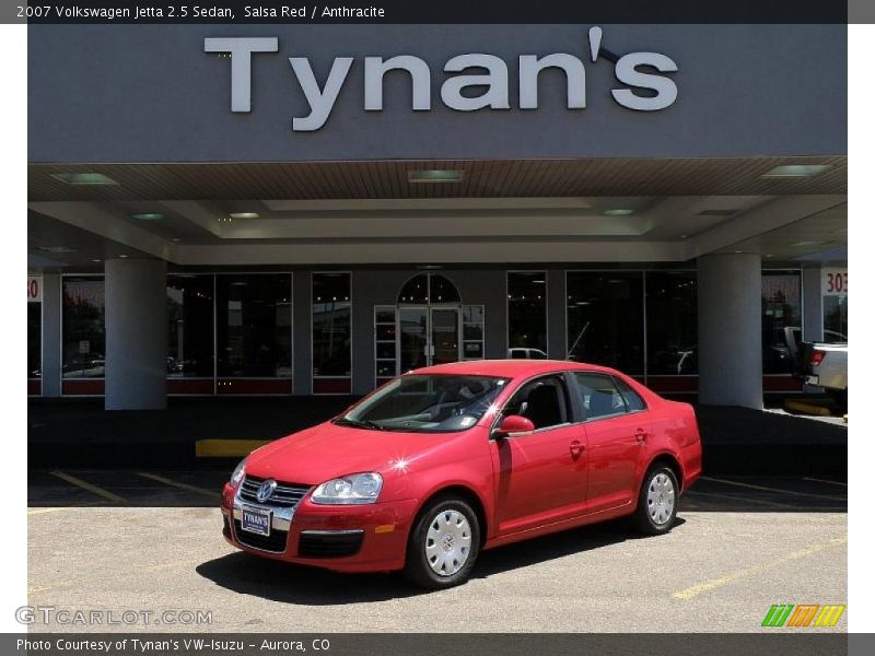 Salsa Red / Anthracite 2007 Volkswagen Jetta 2.5 Sedan