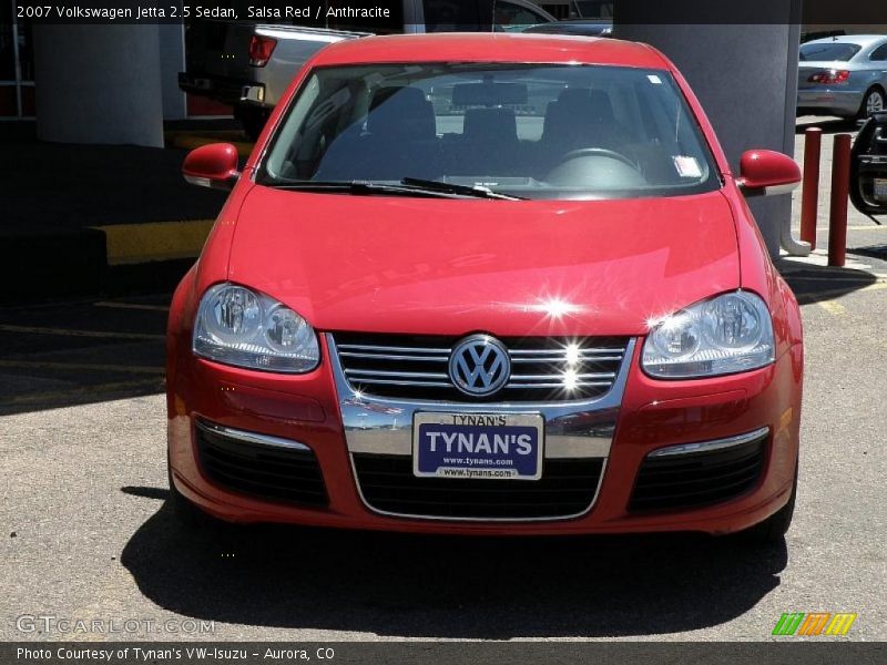 Salsa Red / Anthracite 2007 Volkswagen Jetta 2.5 Sedan