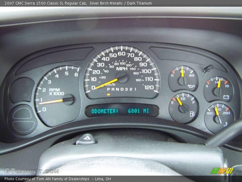 Silver Birch Metallic / Dark Titanium 2007 GMC Sierra 1500 Classic SL Regular Cab