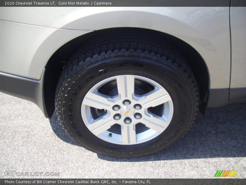 Gold Mist Metallic / Cashmere 2010 Chevrolet Traverse LT