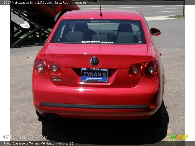 Salsa Red / Anthracite 2007 Volkswagen Jetta 2.5 Sedan