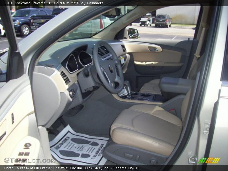 Gold Mist Metallic / Cashmere 2010 Chevrolet Traverse LT
