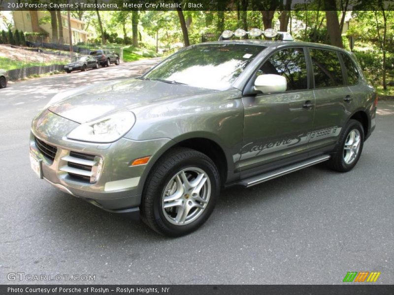 Meteor Grey Metallic / Black 2010 Porsche Cayenne S Transsyberia