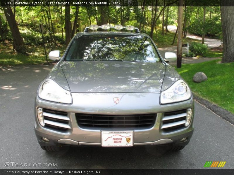 Meteor Grey Metallic / Black 2010 Porsche Cayenne S Transsyberia