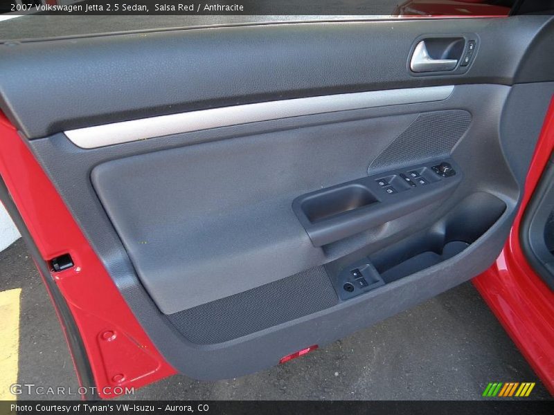 Salsa Red / Anthracite 2007 Volkswagen Jetta 2.5 Sedan