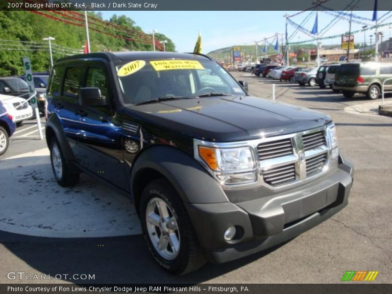Black / Dark Slate Gray 2007 Dodge Nitro SXT 4x4