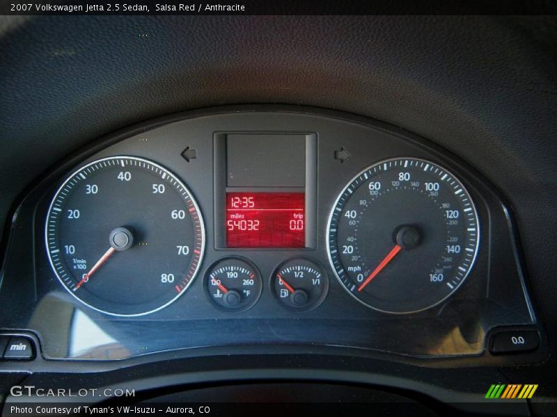 Salsa Red / Anthracite 2007 Volkswagen Jetta 2.5 Sedan