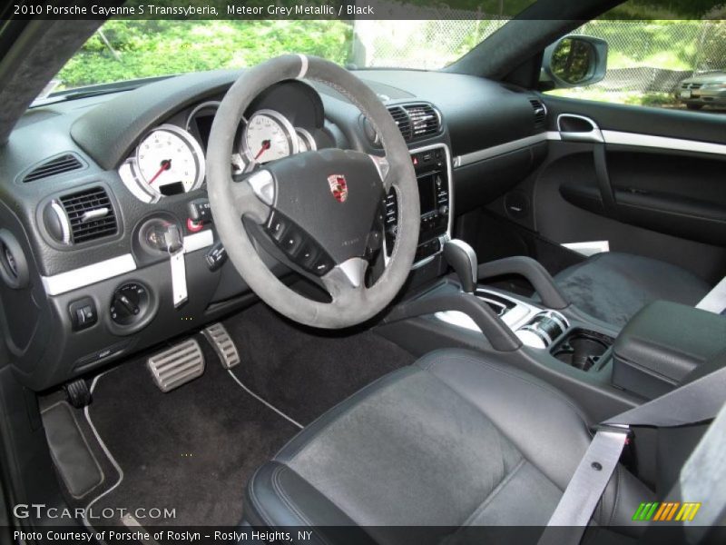 Meteor Grey Metallic / Black 2010 Porsche Cayenne S Transsyberia
