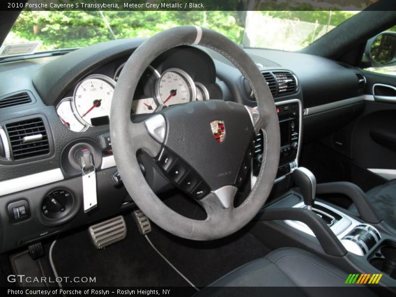 Meteor Grey Metallic / Black 2010 Porsche Cayenne S Transsyberia