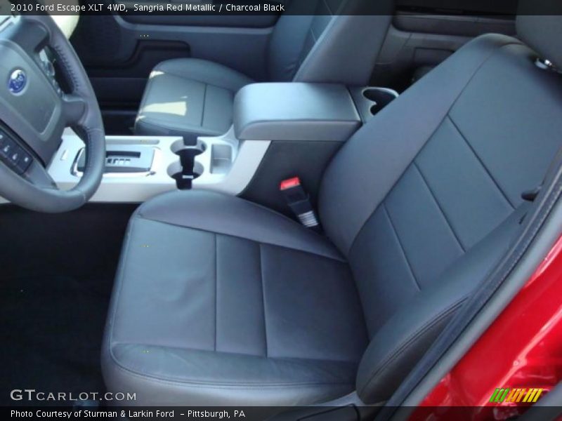 Sangria Red Metallic / Charcoal Black 2010 Ford Escape XLT 4WD