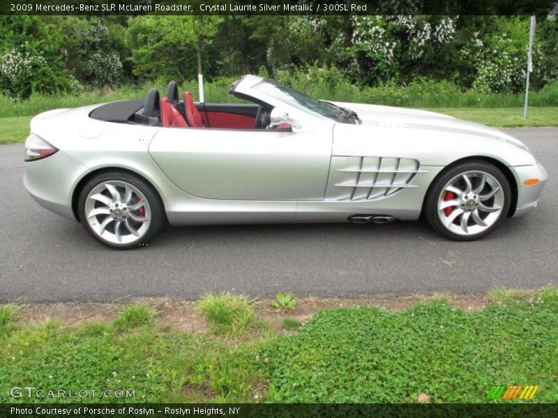  2009 SLR McLaren Roadster Crystal Laurite Silver Metallic