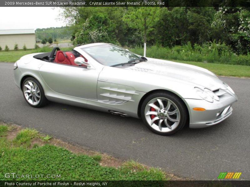 Crystal Laurite Silver Metallic / 300SL Red 2009 Mercedes-Benz SLR McLaren Roadster