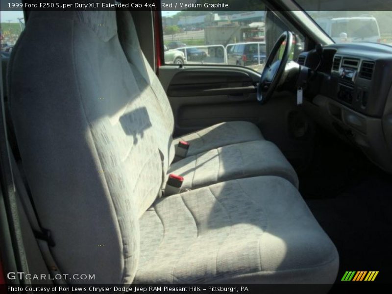 Red / Medium Graphite 1999 Ford F250 Super Duty XLT Extended Cab 4x4