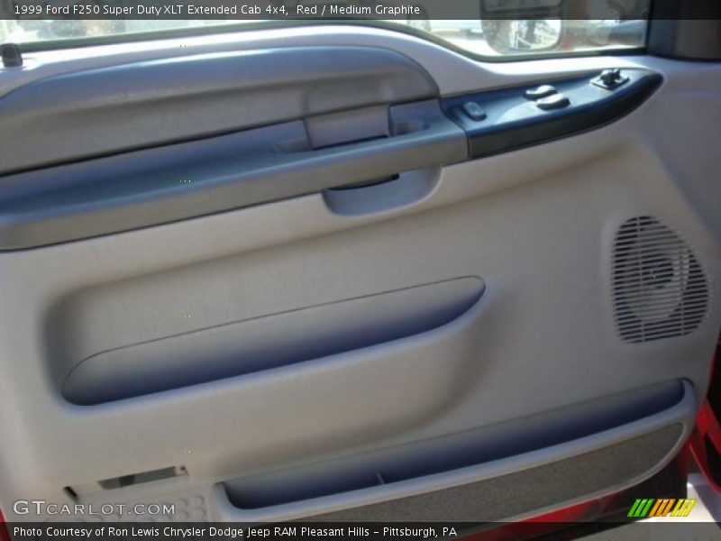 Red / Medium Graphite 1999 Ford F250 Super Duty XLT Extended Cab 4x4