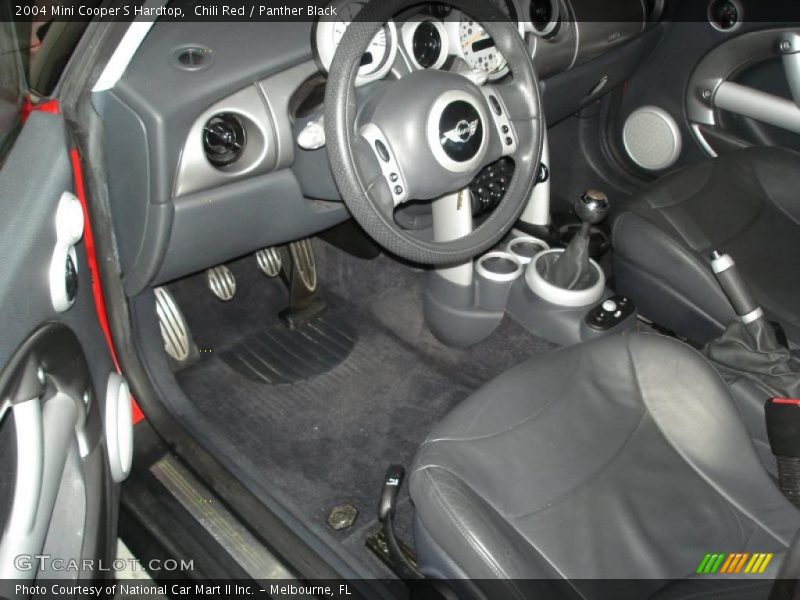 Chili Red / Panther Black 2004 Mini Cooper S Hardtop