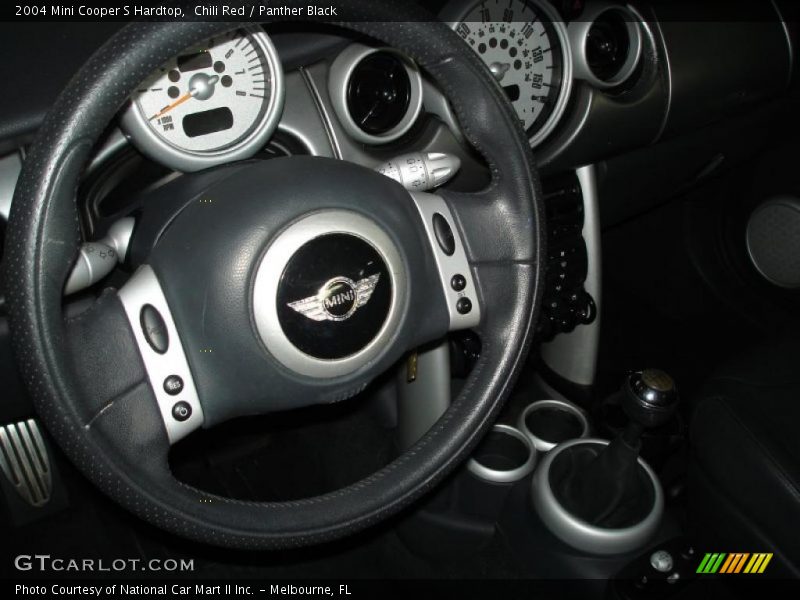 Chili Red / Panther Black 2004 Mini Cooper S Hardtop