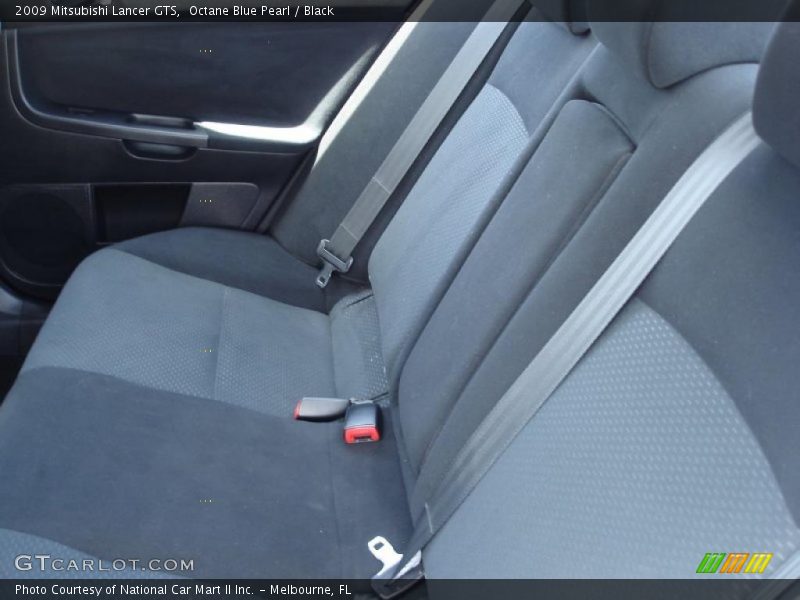 Octane Blue Pearl / Black 2009 Mitsubishi Lancer GTS