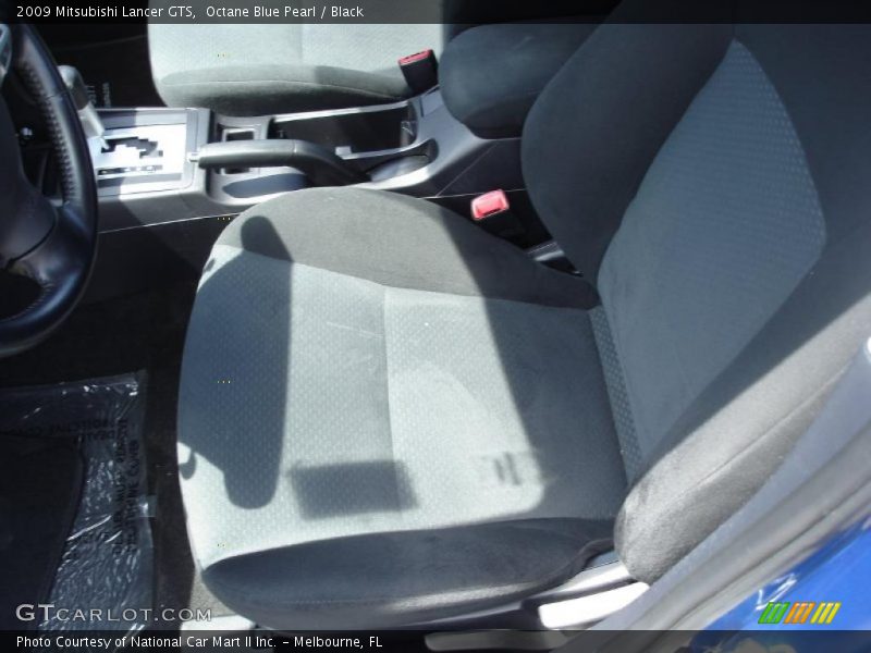 Octane Blue Pearl / Black 2009 Mitsubishi Lancer GTS