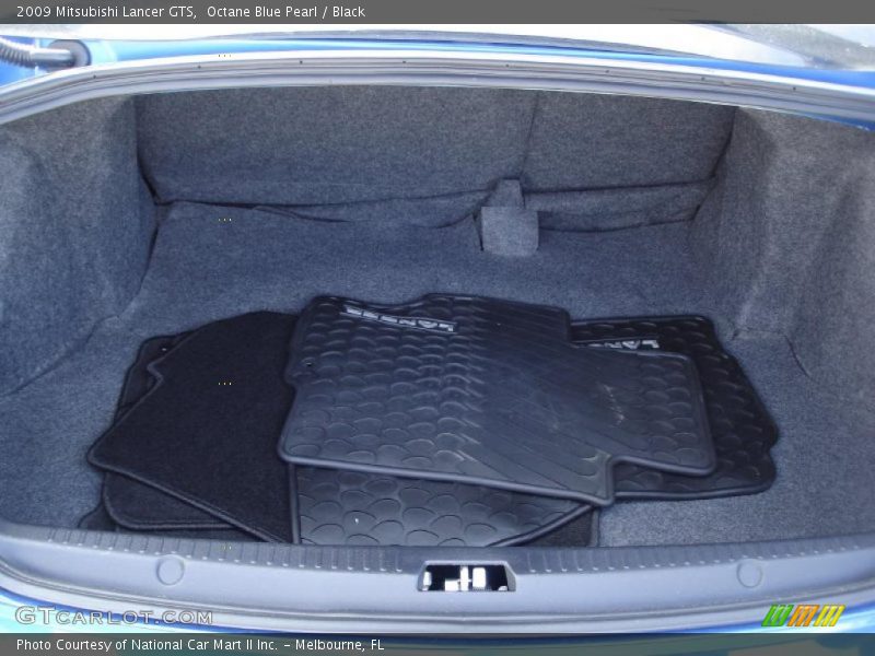 Octane Blue Pearl / Black 2009 Mitsubishi Lancer GTS