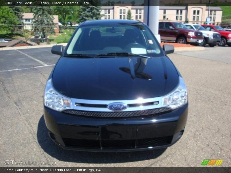 Black / Charcoal Black 2008 Ford Focus SE Sedan