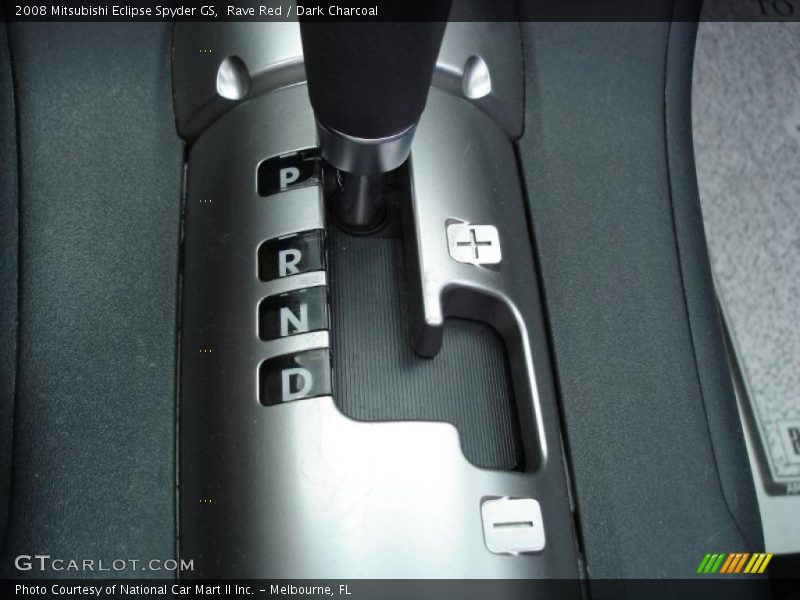 Rave Red / Dark Charcoal 2008 Mitsubishi Eclipse Spyder GS