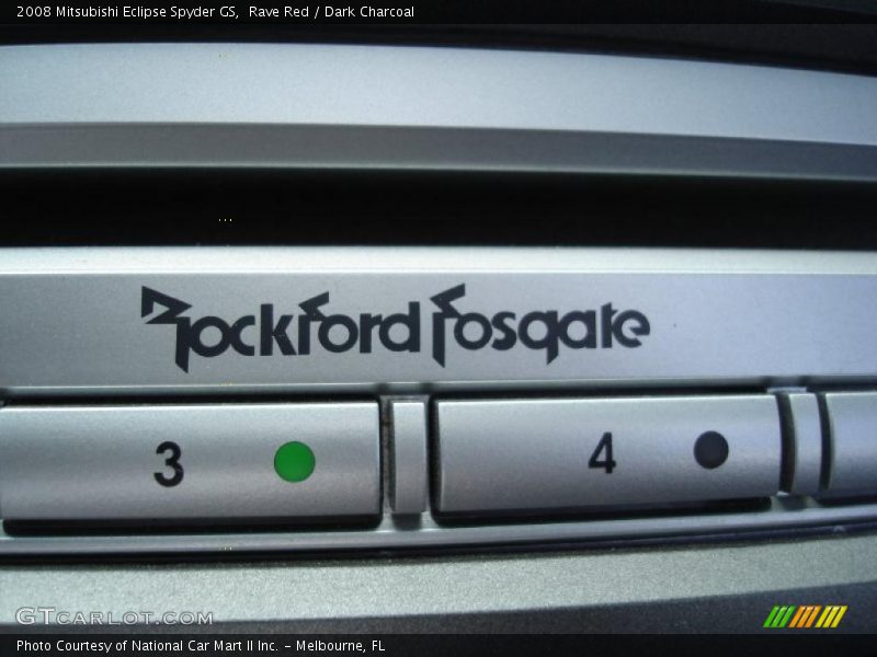 Rave Red / Dark Charcoal 2008 Mitsubishi Eclipse Spyder GS