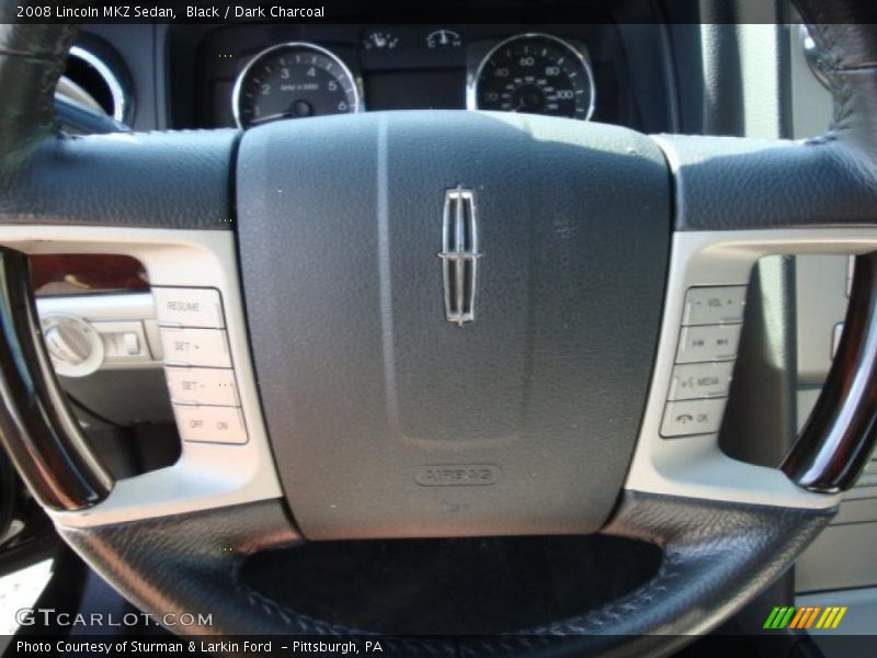 Black / Dark Charcoal 2008 Lincoln MKZ Sedan