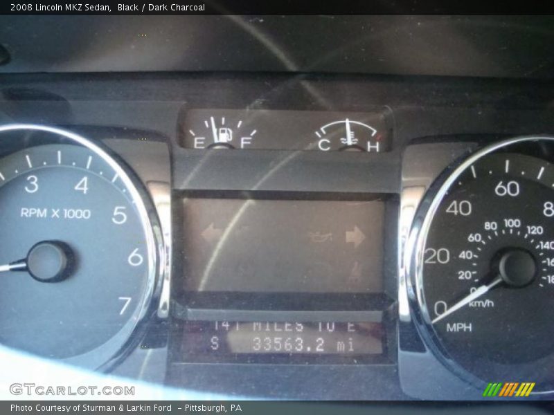 Black / Dark Charcoal 2008 Lincoln MKZ Sedan