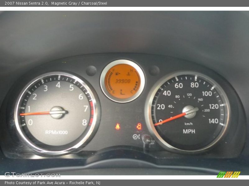 Magnetic Gray / Charcoal/Steel 2007 Nissan Sentra 2.0