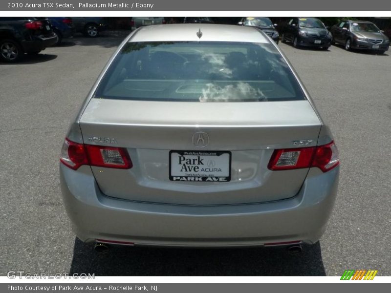 Palladium Metallic / Ebony 2010 Acura TSX Sedan