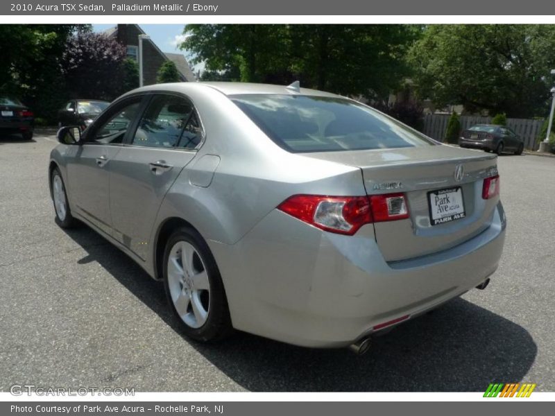 Palladium Metallic / Ebony 2010 Acura TSX Sedan