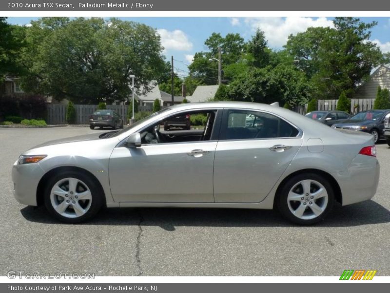 Palladium Metallic / Ebony 2010 Acura TSX Sedan