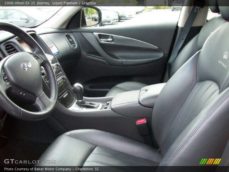 Liquid Platinum / Graphite 2008 Infiniti EX 35 Journey