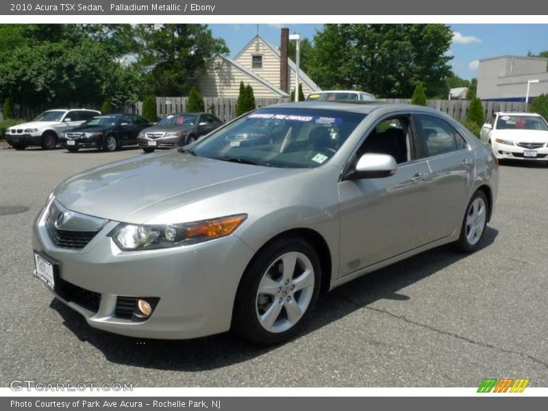Palladium Metallic / Ebony 2010 Acura TSX Sedan