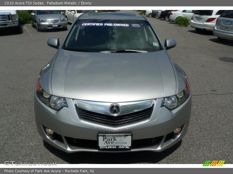 Palladium Metallic / Ebony 2010 Acura TSX Sedan