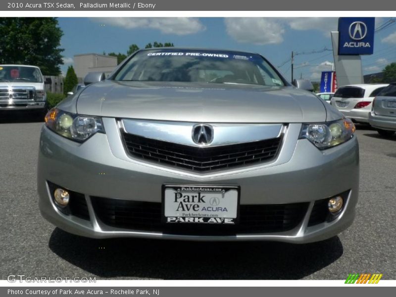Palladium Metallic / Ebony 2010 Acura TSX Sedan